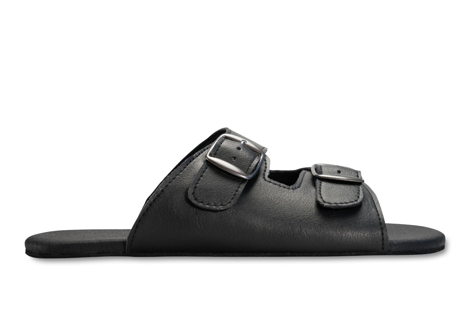 Ahinsa barefoot sandals black Unisex כפכפי ברפוט אהינסה