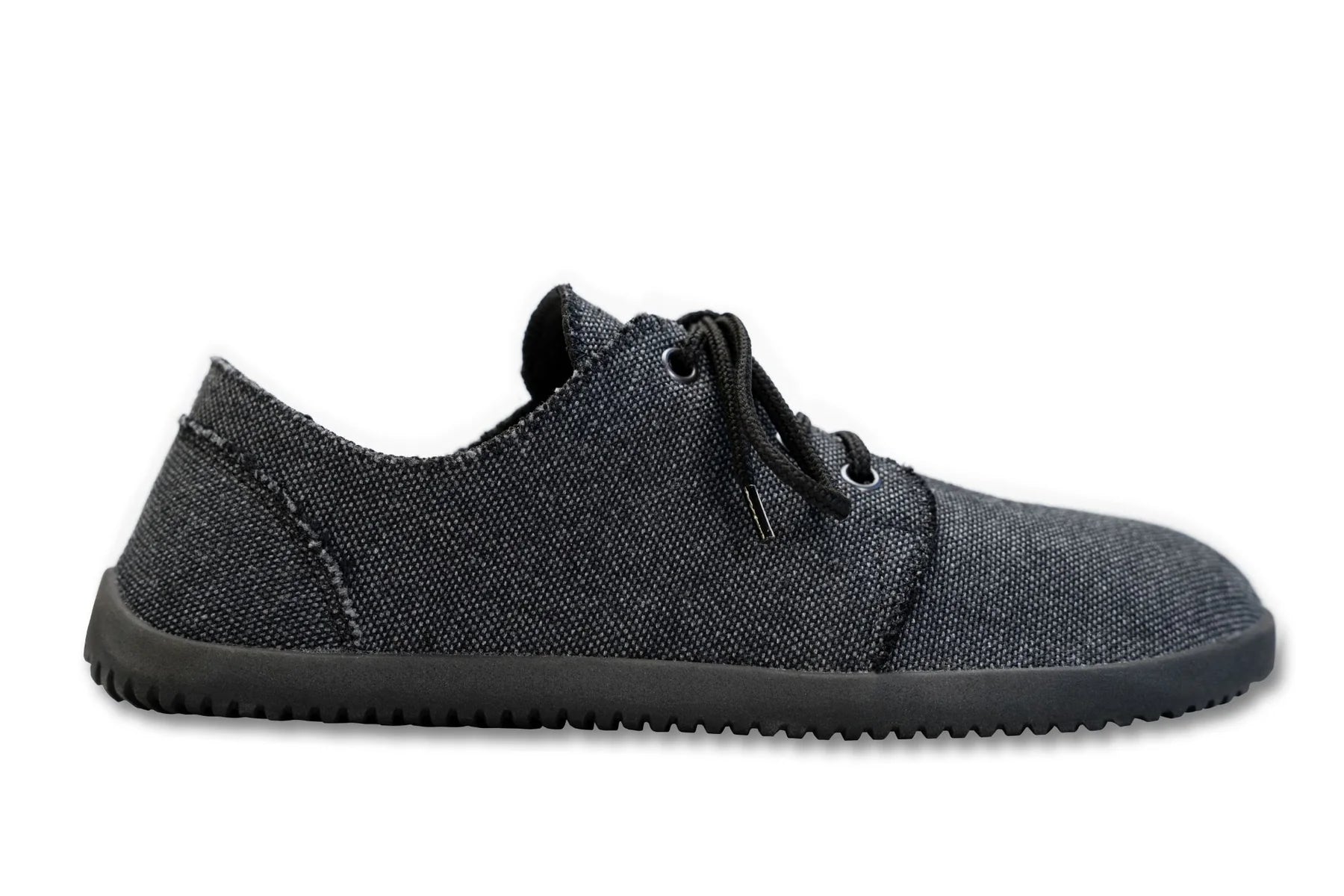 Ahinsa phira - grey recycled hemp vegan barefoot sneakers סניקרס אהינסה פירה ברפוט המפ אפורות מבד ממוחזר טבעוני יוניסקס