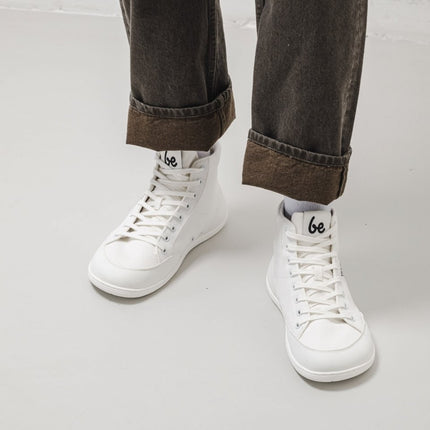 Rebound High Top / לבן מלא / סניקרס ברפוט / נעלי יחפנים