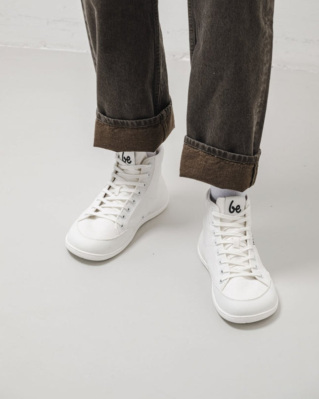 Rebound High Top / לבן מלא / סניקרס ברפוט / נעלי יחפנים