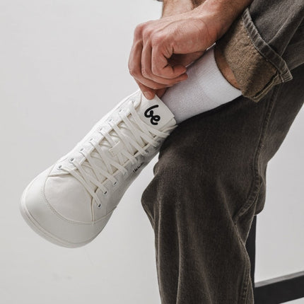 Rebound High Top / לבן מלא / סניקרס ברפוט / נעלי יחפנים