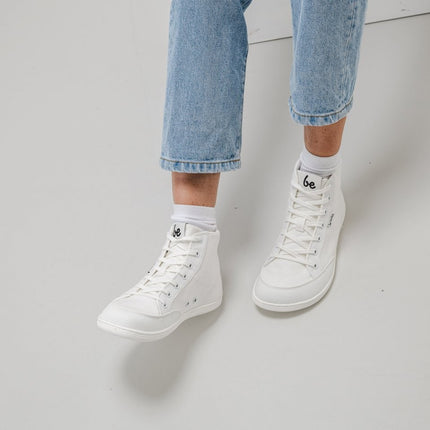 Rebound High Top / לבן מלא / סניקרס ברפוט / נעלי יחפנים