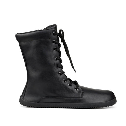 Ahinsa Jaya - Black boots women barefoot אהינסה Jaya מגפיים ברפוט בצבע שחור לנשים