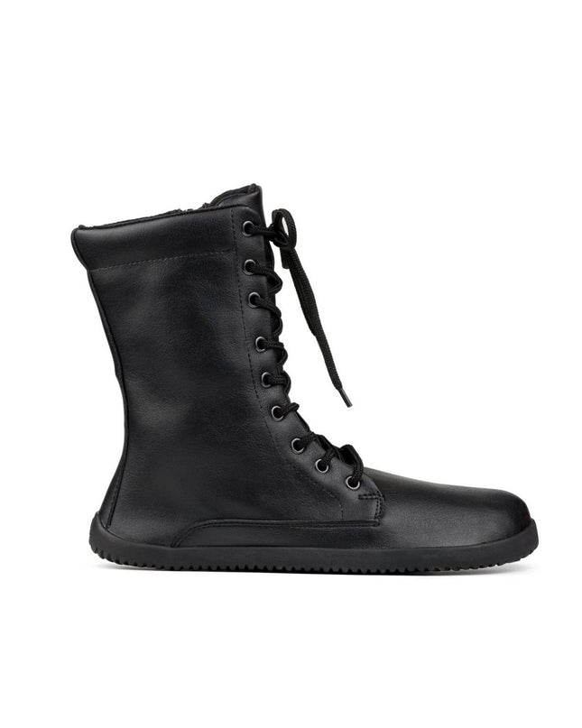 Ahinsa Jaya - Black boots women barefoot אהינסה Jaya מגפיים ברפוט בצבע שחור לנשים