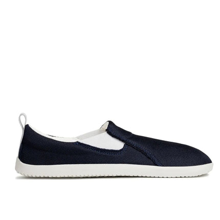 Ahinsa slip on   navy - Navy slip-on women & men barefoot אהינסה slip on   navy סליפ-און ברפוט בצבע Navy לנשים ולגברים