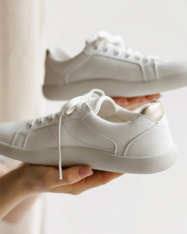 Ahinsa Pura play GOLD - Gold sneakers women barefoot אהינסה Pura play GOLD סניקרס ברפוט בצבע זהב לנשים
