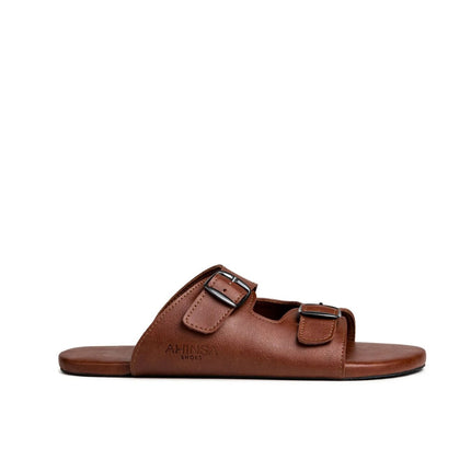 Ahinsa brown - Brown sandals women & men barefoot אהינסה brown סנדלים ברפוט בצבע Brown לנשים ולגברים