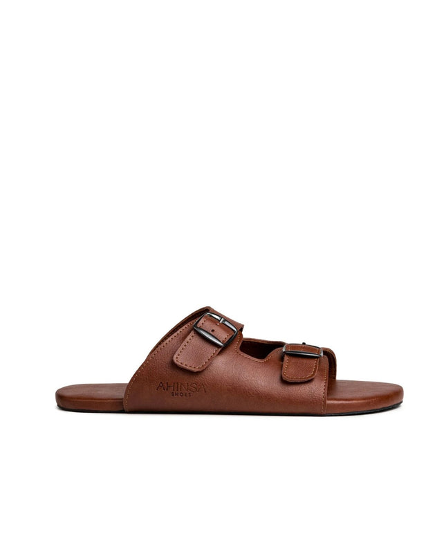 Ahinsa brown - Brown sandals women & men barefoot אהינסה brown סנדלים ברפוט בצבע Brown לנשים ולגברים