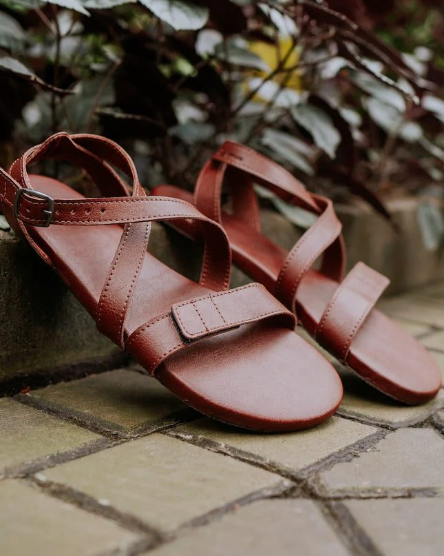 Ahinsa Hava - Brown sandals women & men barefoot אהינסה Hava סנדלים ברפוט בצבע Brown לנשים ולגברים
