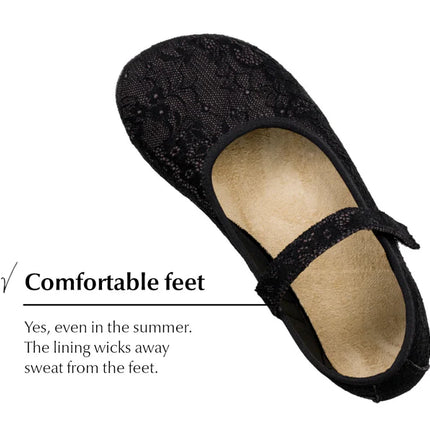 Ahinsa Ananda -Black ballet flats woman אהינסה אנאנדה נעלי בובה שחורות נשים - Black ballet flats women barefoot אהינסה Ananda -Black ballet flats woman אהינסה אנאנדה נעלי בובה שחורות נשים נעלי בובה ברפוט בצבע שחור לנשים