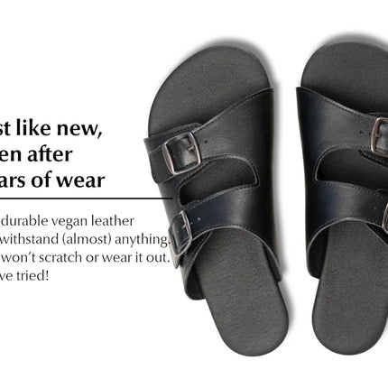 Ahinsa black כפכפי ברפוט אהינסה - Black sandals women & men barefoot אהינסה black כפכפי ברפוט אהינסה סנדלים ברפוט בצבע Black לנשים ולגברים