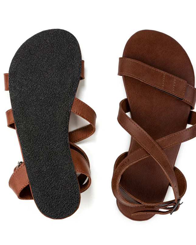 Ahinsa Hava - Brown sandals women & men barefoot אהינסה Hava סנדלים ברפוט בצבע Brown לנשים ולגברים