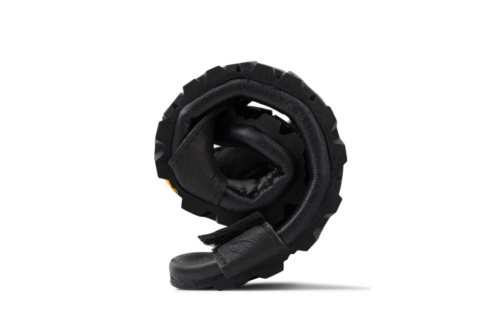 Ahinsa Adventure - black Trekking Sandals אהינסה אדוונצ׳ר סנדלי ברפוט שחורות טבעוניות יוניסקס