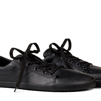 Ahinsa Vida sneakers - Black color shoes women & men barefoot אהינסה ברפוט סניקרס יוניסקס נעלי ברפוט ברפוט בצבע שחור לנשים ולגברים