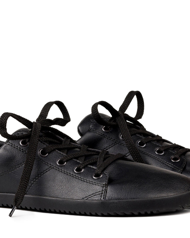 Ahinsa Vida sneakers - Black color shoes women & men barefoot אהינסה ברפוט סניקרס יוניסקס נעלי ברפוט ברפוט בצבע שחור לנשים ולגברים
