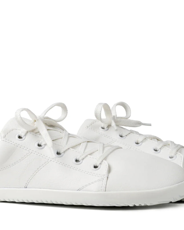 Ahinsa Vida sneakers - White color shoes women & men barefoot אהינסה ברפוט סניקרס יוניסקס נעלי ברפוט ברפוט בצבע לבן לנשים ולגברים