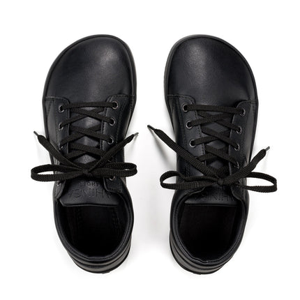 Ahinsa Vida sneakers - Black color shoes women & men barefoot אהינסה ברפוט סניקרס יוניסקס נעלי ברפוט ברפוט בצבע שחור לנשים ולגברים