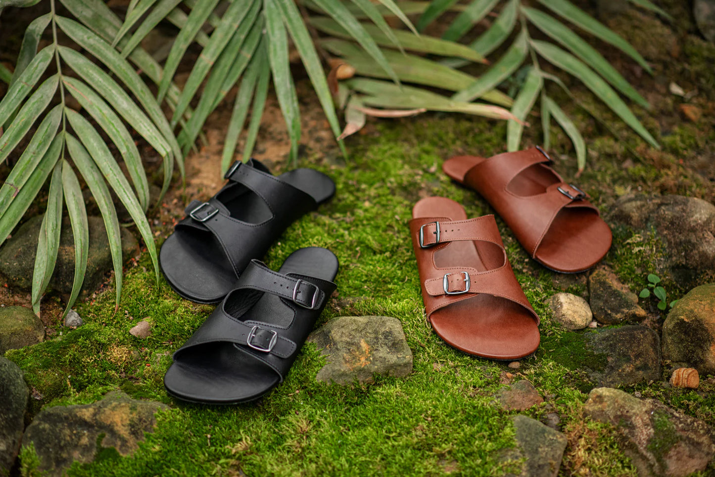 Ahinsa sandals brown Unisex