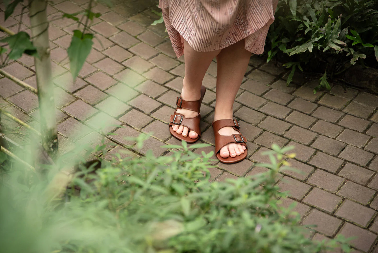 Ahinsa sandals brown Unisex