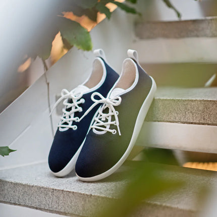 Ahinsa Flow - Navy Blue sneakers women & men barefoot אהינסה Flow סניקרס ברפוט בצבע כחול נייבי לנשים ולגברים