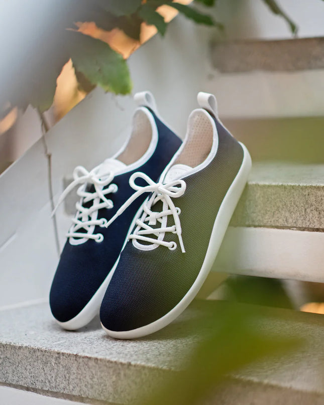Ahinsa Flow - Navy Blue sneakers women & men barefoot אהינסה Flow סניקרס ברפוט בצבע כחול נייבי לנשים ולגברים