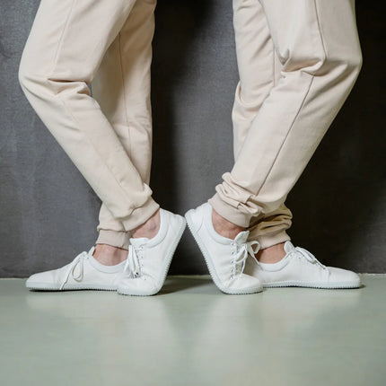 Ahinsa Vida Hemp - White sneakers women & men barefoot אהינסה Vida Hemp סניקרס ברפוט בצבע White לנשים ולגברים