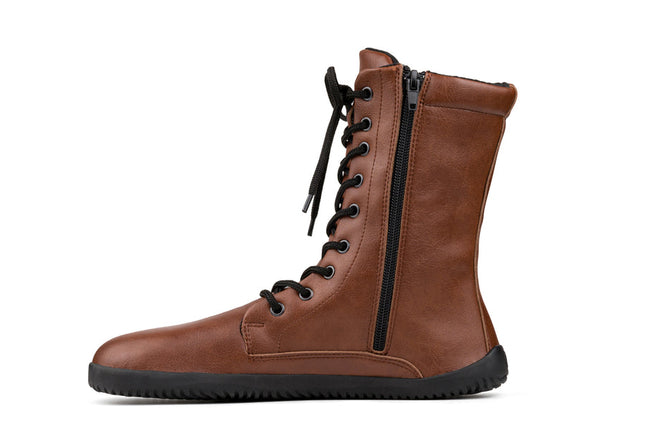 Ahinsa Jaya - Brown boots women barefoot אהינסה Jaya מגפיים ברפוט בצבע חום לנשים