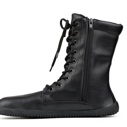 Ahinsa Jaya - Black boots women barefoot אהינסה Jaya מגפיים ברפוט בצבע שחור לנשים