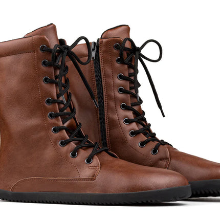 Ahinsa Jaya - Brown boots women barefoot אהינסה Jaya מגפיים ברפוט בצבע חום לנשים