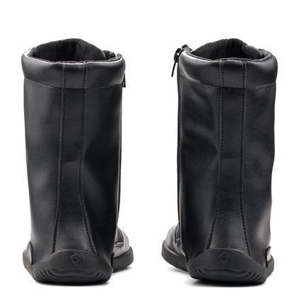 Ahinsa Jaya - Black boots women barefoot אהינסה Jaya מגפיים ברפוט בצבע שחור לנשים