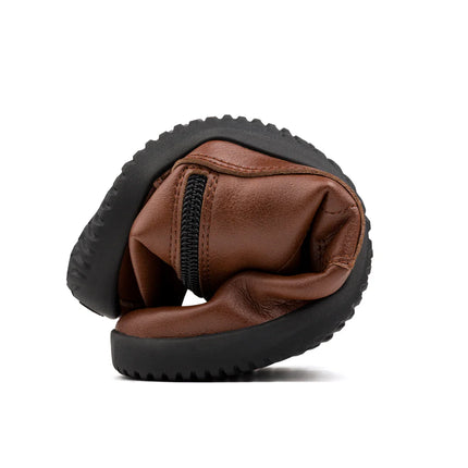Ahinsa Jaya - Brown boots women barefoot אהינסה Jaya מגפיים ברפוט בצבע חום לנשים