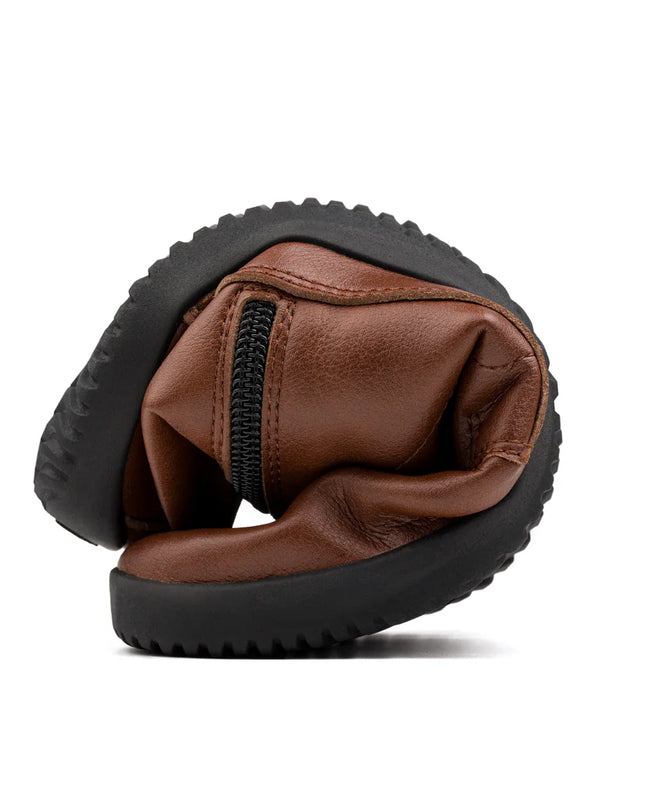 Ahinsa Jaya - Brown boots women barefoot אהינסה Jaya מגפיים ברפוט בצבע חום לנשים