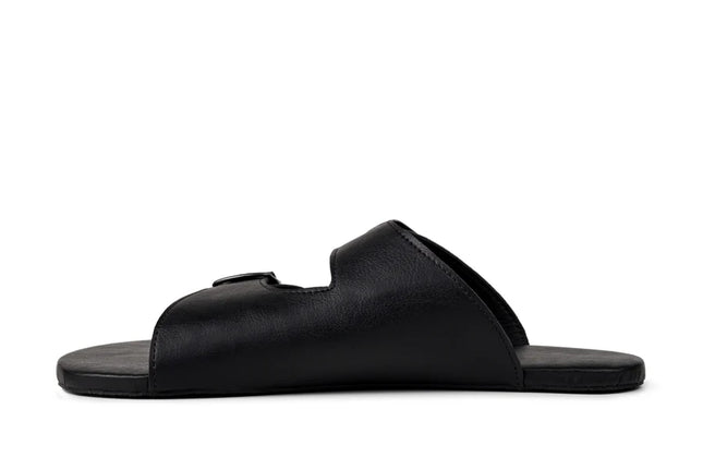 Ahinsa black כפכפי ברפוט אהינסה - Black sandals women & men barefoot אהינסה black כפכפי ברפוט אהינסה סנדלים ברפוט בצבע Black לנשים ולגברים