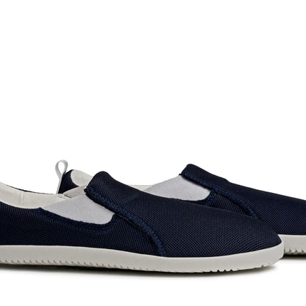 Ahinsa slip on   navy - Navy slip-on women & men barefoot אהינסה slip on   navy סליפ-און ברפוט בצבע Navy לנשים ולגברים