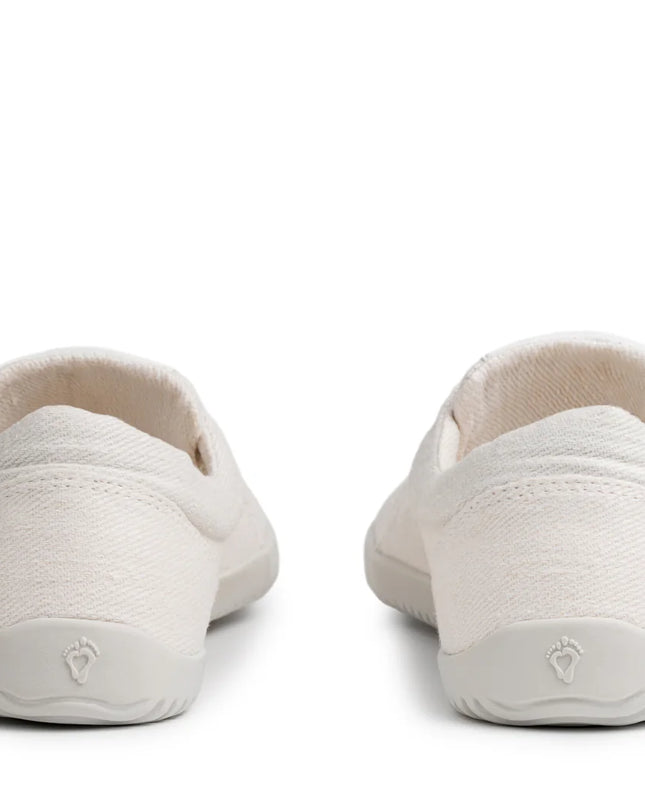Ahinsa Vida Hemp - White sneakers women & men barefoot אהינסה Vida Hemp סניקרס ברפוט בצבע White לנשים ולגברים