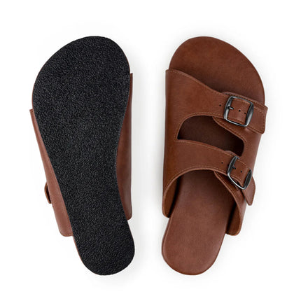 Ahinsa brown - Brown sandals women & men barefoot אהינסה brown סנדלים ברפוט בצבע Brown לנשים ולגברים