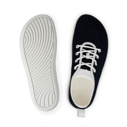 Ahinsa Flow - Navy Blue sneakers women & men barefoot אהינסה Flow סניקרס ברפוט בצבע כחול נייבי לנשים ולגברים