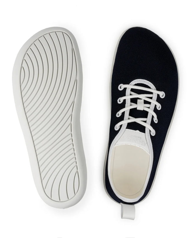 Ahinsa Flow - Navy Blue sneakers women & men barefoot אהינסה Flow סניקרס ברפוט בצבע כחול נייבי לנשים ולגברים