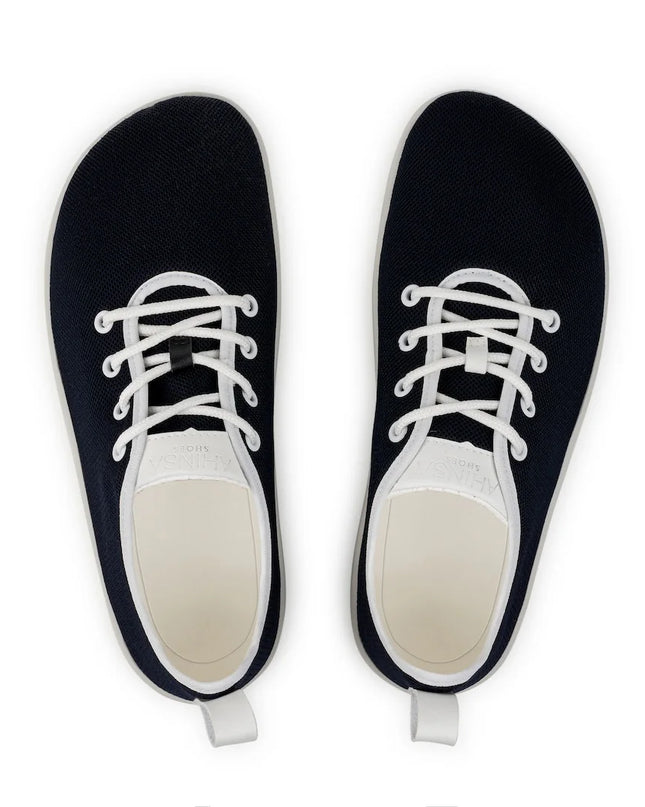 Ahinsa Flow - Navy Blue sneakers women & men barefoot אהינסה Flow סניקרס ברפוט בצבע כחול נייבי לנשים ולגברים