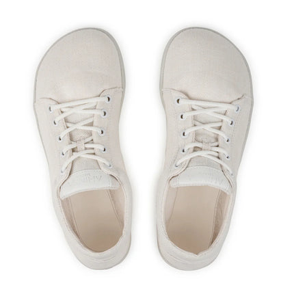 Ahinsa Vida Hemp - White sneakers women & men barefoot אהינסה Vida Hemp סניקרס ברפוט בצבע White לנשים ולגברים