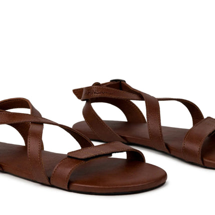 Ahinsa Hava - Brown sandals women & men barefoot אהינסה Hava סנדלים ברפוט בצבע Brown לנשים ולגברים