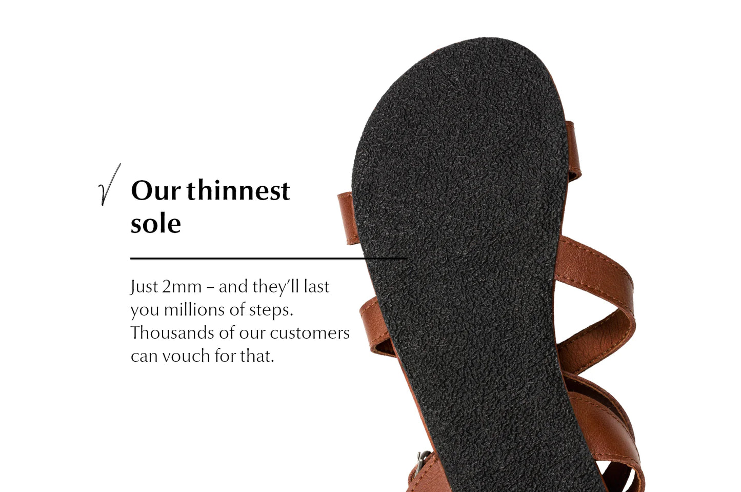 Ahinsa Hava 2.0 brown vegan barefoot sandals סנדלי ברפוט טבעוניים