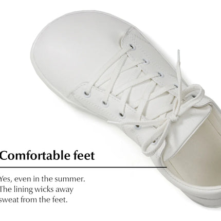 Ahinsa Vida sneakers - White color shoes women & men barefoot אהינסה ברפוט סניקרס יוניסקס נעלי ברפוט ברפוט בצבע לבן לנשים ולגברים
