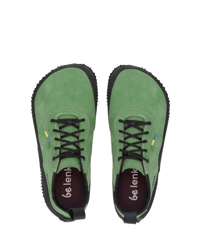 Be Lenka Trailwalker 2.0 - Olive Green hiking shoes women & men barefoot בילנקה Trailwalker 2.0 נעלי טיולים ברפוט בצבע ירוק זית לנשים ולגברים