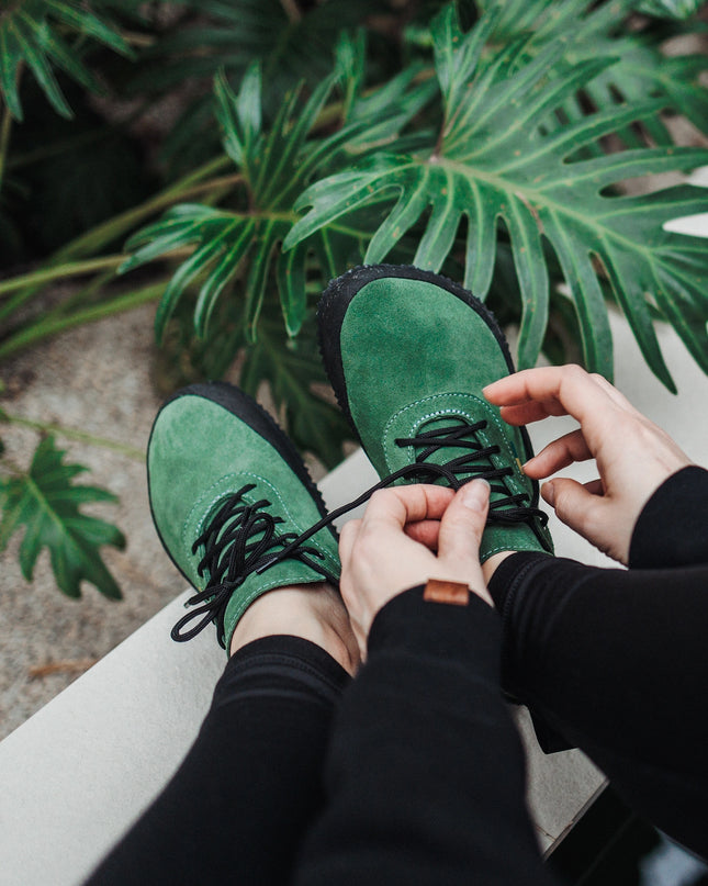 Be Lenka Trailwalker 2.0 - Olive Green hiking shoes women & men barefoot בילנקה Trailwalker 2.0 נעלי טיולים ברפוט בצבע ירוק זית לנשים ולגברים