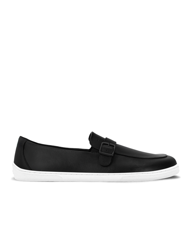 Be Lenka Amadeus - Black moccasins men barefoot בילנקה Amadeus מוקסינים ברפוט בצבע שחור לגברים