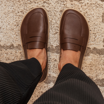Be Lenka Buena - Brown moccasins women barefoot בילנקה Buena מוקסינים ברפוט בצבע חום לנשים