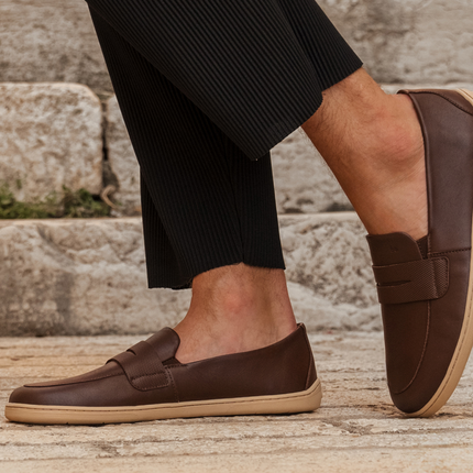 Be Lenka Buena - Brown moccasins women barefoot בילנקה Buena מוקסינים ברפוט בצבע חום לנשים