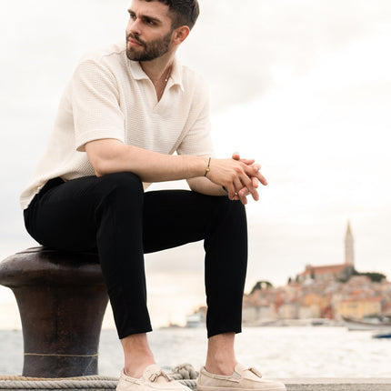 Be Lenka Portsiders - Beige moccasins women & men barefoot בילנקה Portsiders מוקסינים ברפוט בצבע בז׳ לנשים ולגברים