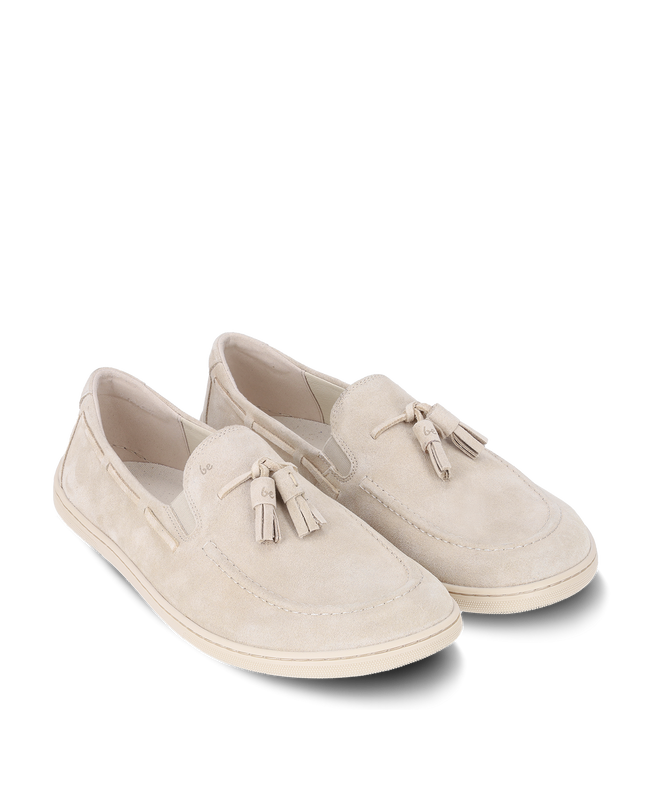 Be Lenka Portsiders - Beige moccasins women & men barefoot בילנקה Portsiders מוקסינים ברפוט בצבע בז׳ לנשים ולגברים